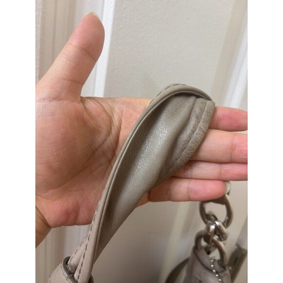 Y2K COACH 16808 KRISTIN Convertible Leather  Hobo Bag/purse Taupe/Gray - Picture 3 of 13